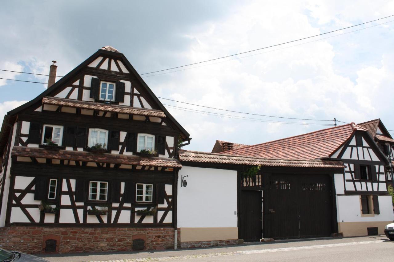 La Grange Aux Coqs Bed & Breakfast Ittenheim Bagian luar foto