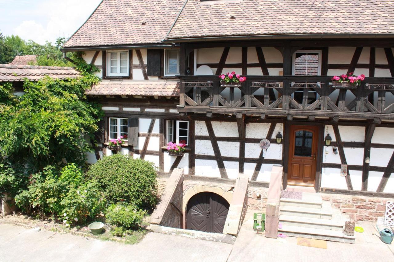 La Grange Aux Coqs Bed & Breakfast Ittenheim Bagian luar foto